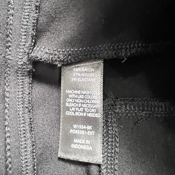 Betabrand Skinny-Leg Two-Pocket Dress Yoga Pants SIZE S Black Ponte Frabic - Picture 6 of 13